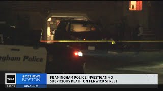Framingham police investigate suspicious death on Fenwick Street