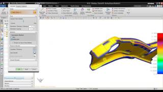 NX Progressive Die (NX PDW) : Part Analyze Formability - MidSurface Flattened