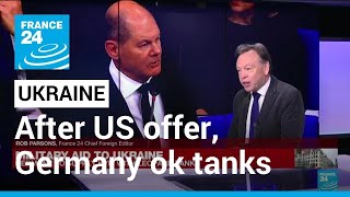 After US offer, Germany unleashes Leopard tanks for Ukraine • FRANCE 24 English