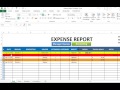 expense report template