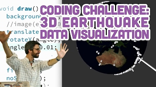 Coding Challenge #58: 3D Earthquake Data Visualization