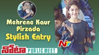 Mehrene Pirzada Stylish Entry at The NOTA Public Meet | Vijay Deverakonda | NTV