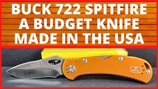 BUCK 722 SPITFIRE OVERVIEW, A BUDGET KNIFE MADE IN THE USA, EVERYDAY CARRY, EDC