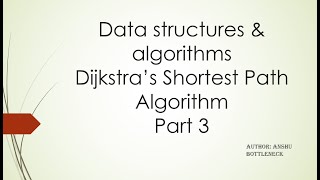 Dijkstra’s Shortest Path Algorithm Part 3 Scala