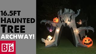 NEW FOR 2024 | Halloween Inflatable 16.5FT Haunted Tree Archway! [4K]