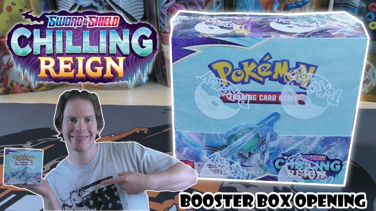 Chilling Reign Pokemon Booster Box Opening - YouTube