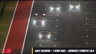 Le Mans Ultimate - Solo Sessions - 1 hour race w/ Corvette C8.R - No commentary gameplay