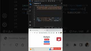 Bootstrap 5 | badge in bootstrap 5 #bootstrap #coding #bootstraptutorial #html #code #short