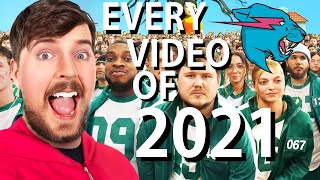 MRBEAST EVERY VIDEO OF 2021 (5 HOUR COMPILATION)