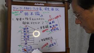 ラッド著、安黒務訳、信徒のための『終末論』シリーズ、第一章 聖書の預言をどのように解釈すべきか、①その入り口において方法論の問題に直面する、5頁、1行