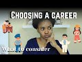 Things to consider when choosing a career | Career choice