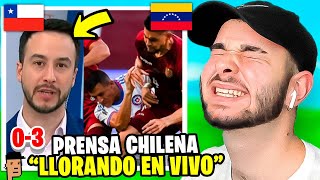 Reacción a La Prensa Chilena Ll0ra Por El 3-0 Vs Venezuela