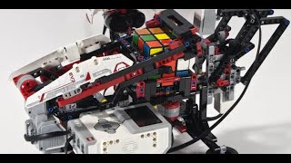 MindCub3r - full build and demonstration - Lego Mindstorms 31313 and http://mindcuber.com/