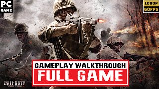CALL OF DUTY: WORLD AT WAR Gameplay Walkthrough (PC 1080p 60FPS) - FULL GAME No Commentary
