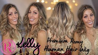 Meet Kelly by Raregen Hair 100% Premium Remy Human Hair from salon colorist collection