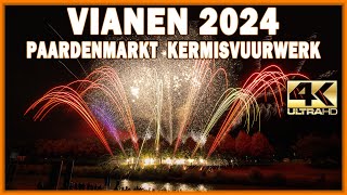 ⁴ᴷ Kermis Vuurwerk Vianen 2024 - Paardenmarkt - Dutch Fireworks Professional - Feuerwerk - DFP