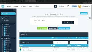 Use the Sandbox in CodeHS to make your own programs