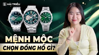 Top 5 Đồng hồ mặt màu xanh lá cây cho người mệnh Mộc may mắn đầu năm 2025