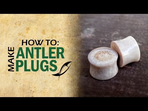 Tutorial: Plugs | How to Make Antler Ear Plugs or Gauges Tutorial: Plugs | How to Make Antler Ear Plugs or Gauges