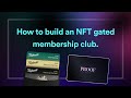 How to build an NFT membership club. (PROOF, Poolsuite, FNATIC Clone)