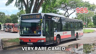 [SMRT] Mercedes Benz Citaro SMRT Batch on Service 985 SMB186H