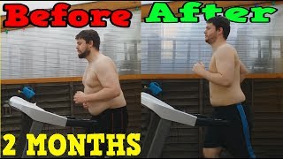 Running Every Day For 2 Months (Weight Loss Time Lapse)