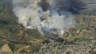 Live Coverage: Wildfire burns structures in Simi Valley