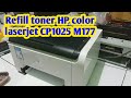 Refill toner cartridge hp color laser 126a 130a cp1025 m177 ce310a cf350a cyan magenta yellow black