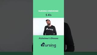 Alzheimer’s disease nursing mnemonic #nursingmnemonic #nclex #nursingstudent #nclex