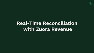 Zuora Revenue Close Process Dashboard Micro Demo