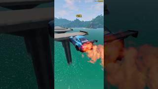 Car Vs Broken Bridge 🥲 #beamngdrive #games #car