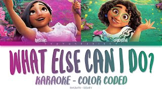 What Else Can I Do? (From "Encanto") Karaoke/Color Coded Lyrics - Diane Guerrero, Stephanie Beatriz