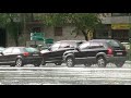 impresionante granizada cae en madrid