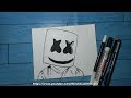 HOW TO DRAW MARSHMELLO