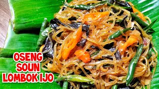 RESEP OSENG SOUN LOMBOK IJO - JAMUR KUPING SPESIAL