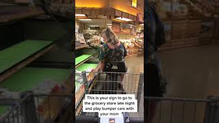 Grocery Store Bumper Cars