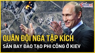 Quân đội Nga trút mưa tên lửa tập kích dữ dội sân bay đào tạo phi công lái F-16 ở Kiev | VietNamNet