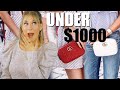 TOP 5 best LUXURY DESIGNER  bags UNDER $1,000 | (TRUST ME)