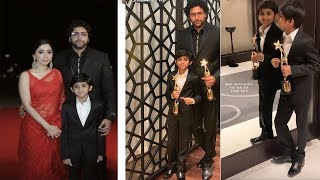 Actor Jayam Ravi family Proud Moments At Siima 2019 Award function