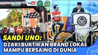 Sandiaga Uno Terkesan dengan Perjuangan Dzaki Wardana dan Kekuatan Brand Lokal di Trans Am Bike Race