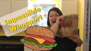 Taste Test! // Trying the Impossible Whopper from Burger King