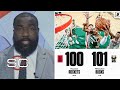 ESPN react to Bucks STUN the Rockets in the final seconds to grab a 101-100 win; Giannis  20 Pts