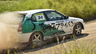 2位　惜敗！　車載　2024年　七大戦（七帝戦）　ダートトライアルD2　1本目　＠京都コスモスパーク　ミラージュ　CJ4A