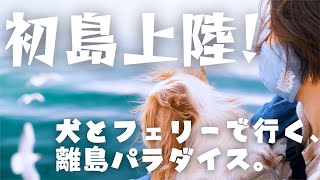 【熱海】初島上陸！犬とフェリーで行く、離島リゾートパラダイス。【湘南移住暮らし/犬とキャンピングカー/キャバリア】