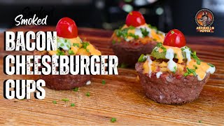 Bacon Cheeseburger Cups on the Pellet Grill