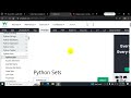 Tuple set and dictionary in python