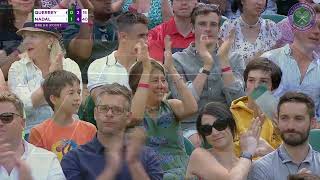 Rafa Nadal vs Sam Querrey Wimbledon 2019 quarter-final highlights