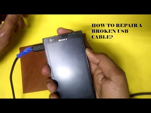 HOW TO REPAIR A BROKEN USB CABLE? - YouTube