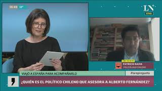 ¿Quién es el político chileno que asesora a Alberto Fernández y viajó a España?