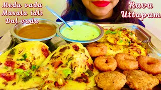 The Ultimate South Indian Feast: Medu Vada l Dal Vada l Masala Uttapam l Masala Idli